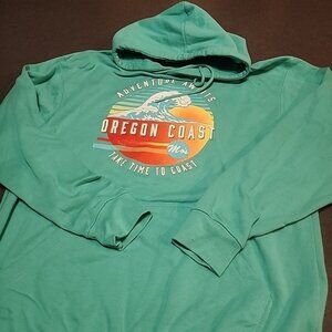 Oregon Coast Adventure Awaits Souvenir Hoodie Sweatshirt Women's Sz Medium